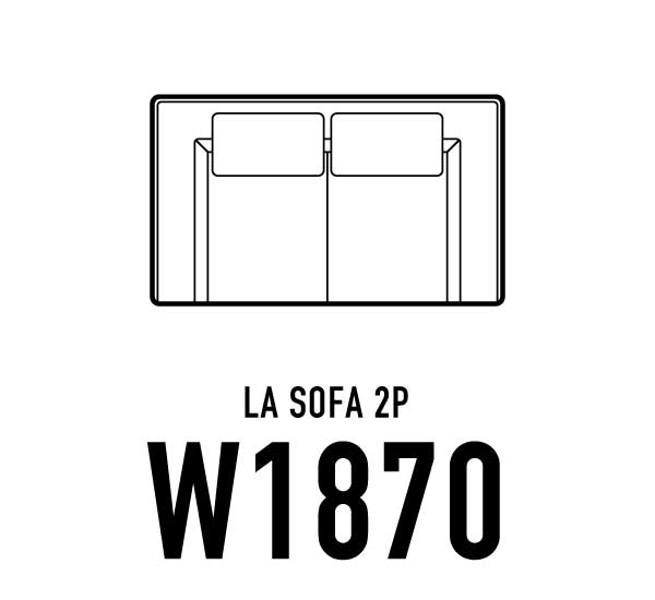 LAソファ W1870