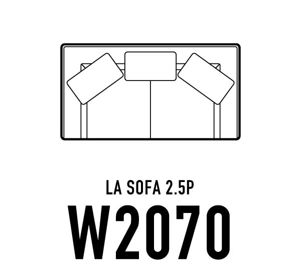 LAソファ W2070