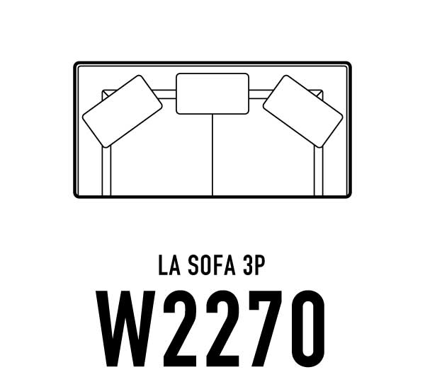 LAソファ W2270