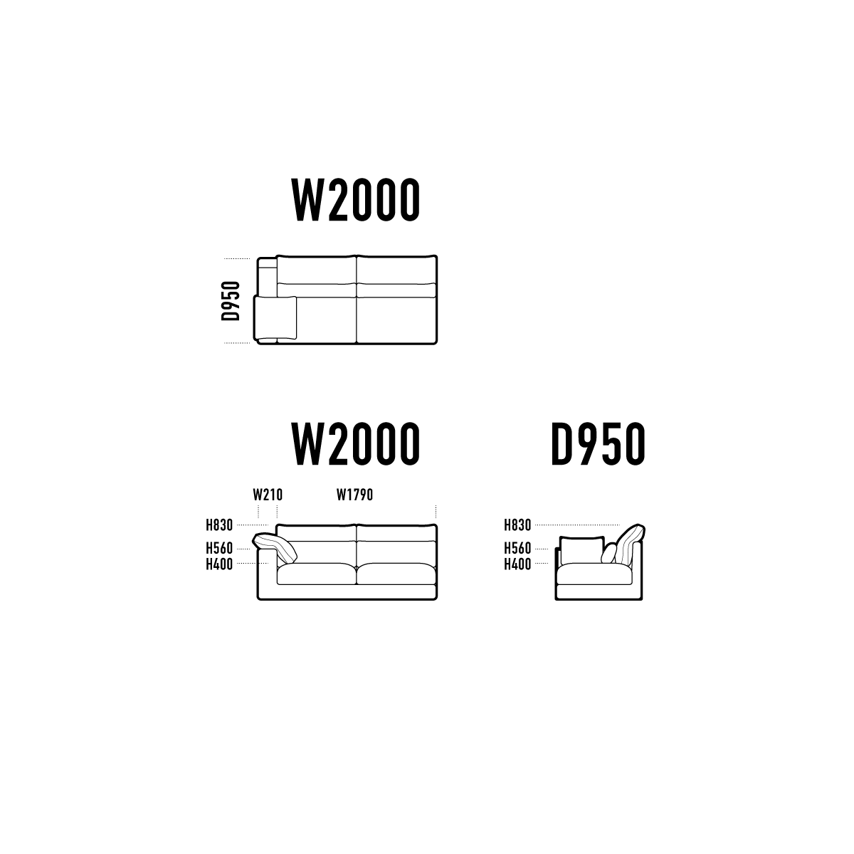 LB SOFA ONE ARM