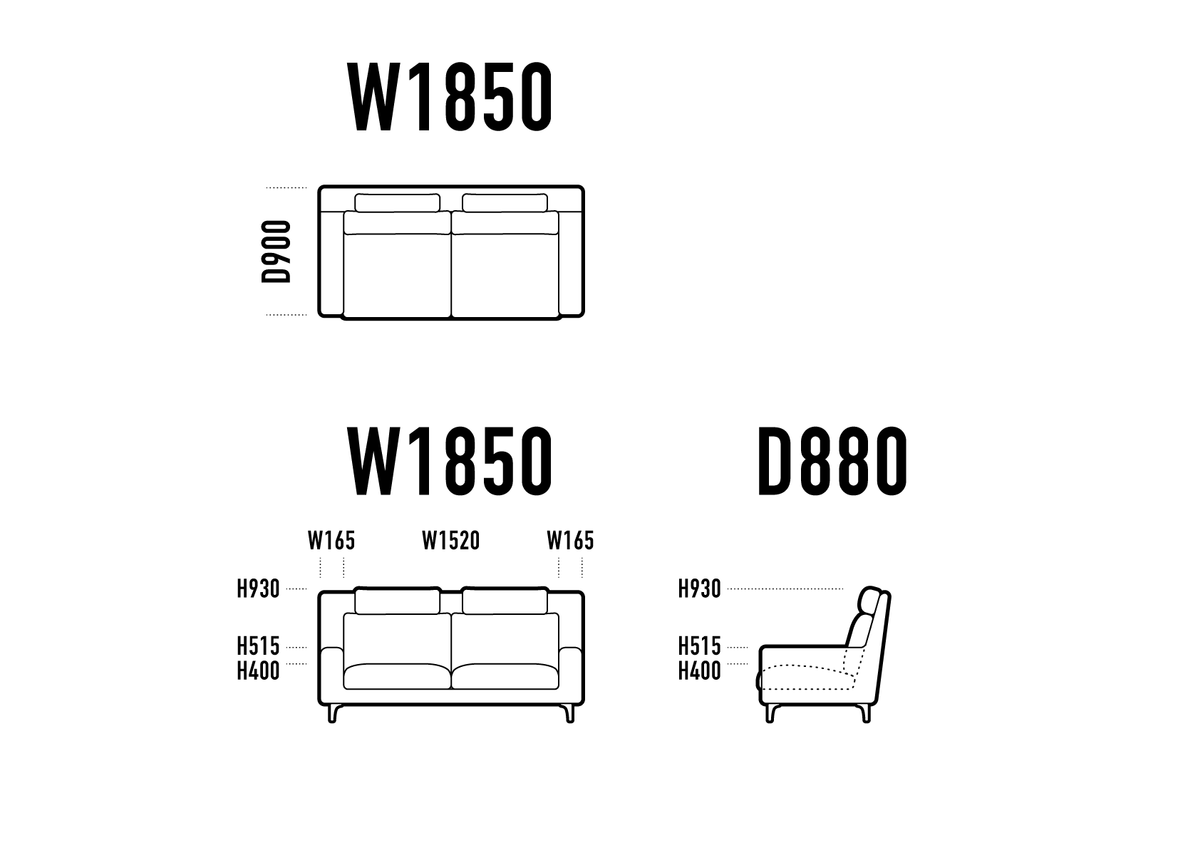 PG HIGHBACK SOFA