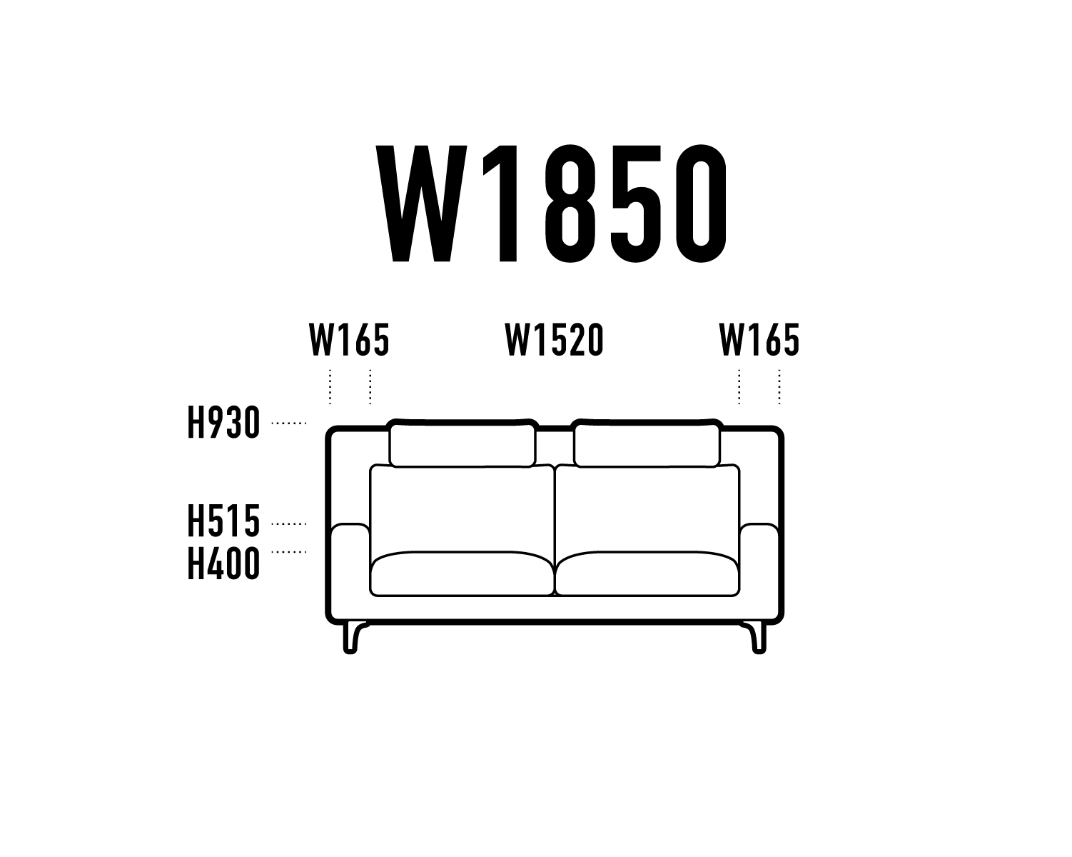 PG HIGHBACK SOFA