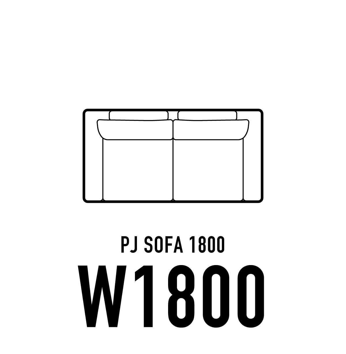 PJソファ W1800