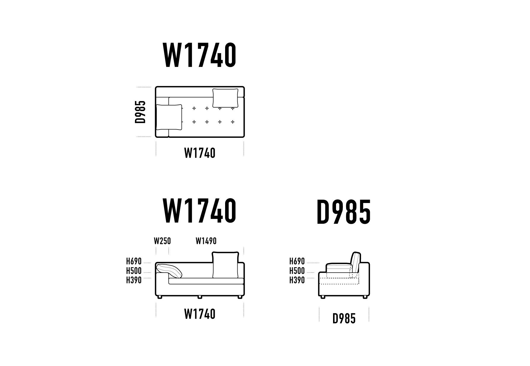 RX-F SOFA ONE ARM