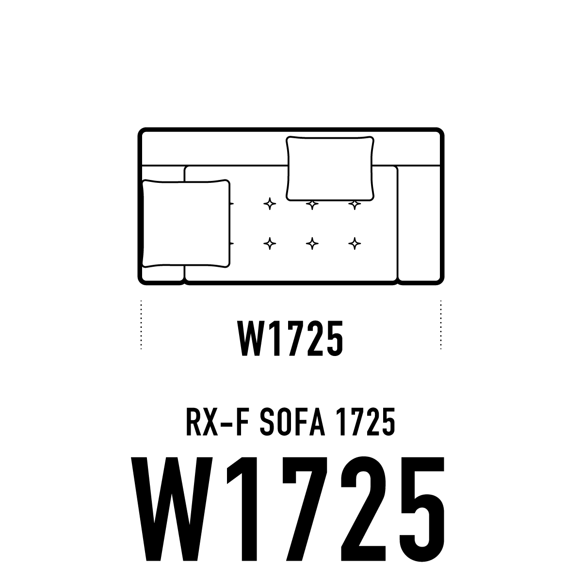 RX-Fソファ W1725