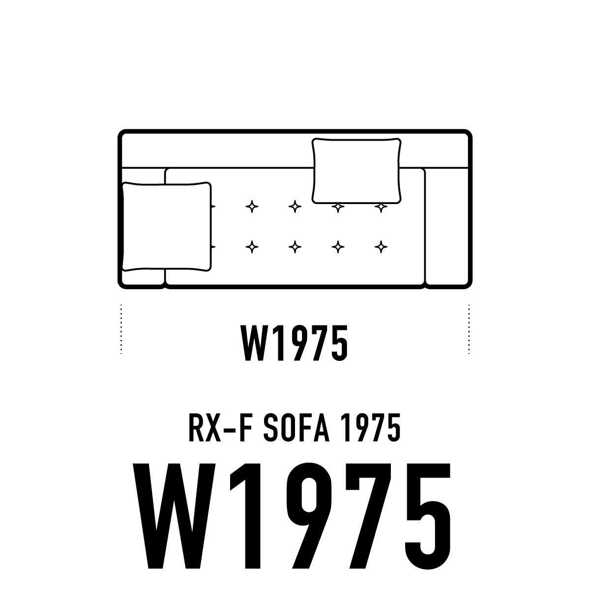 RX-Fソファ W1975