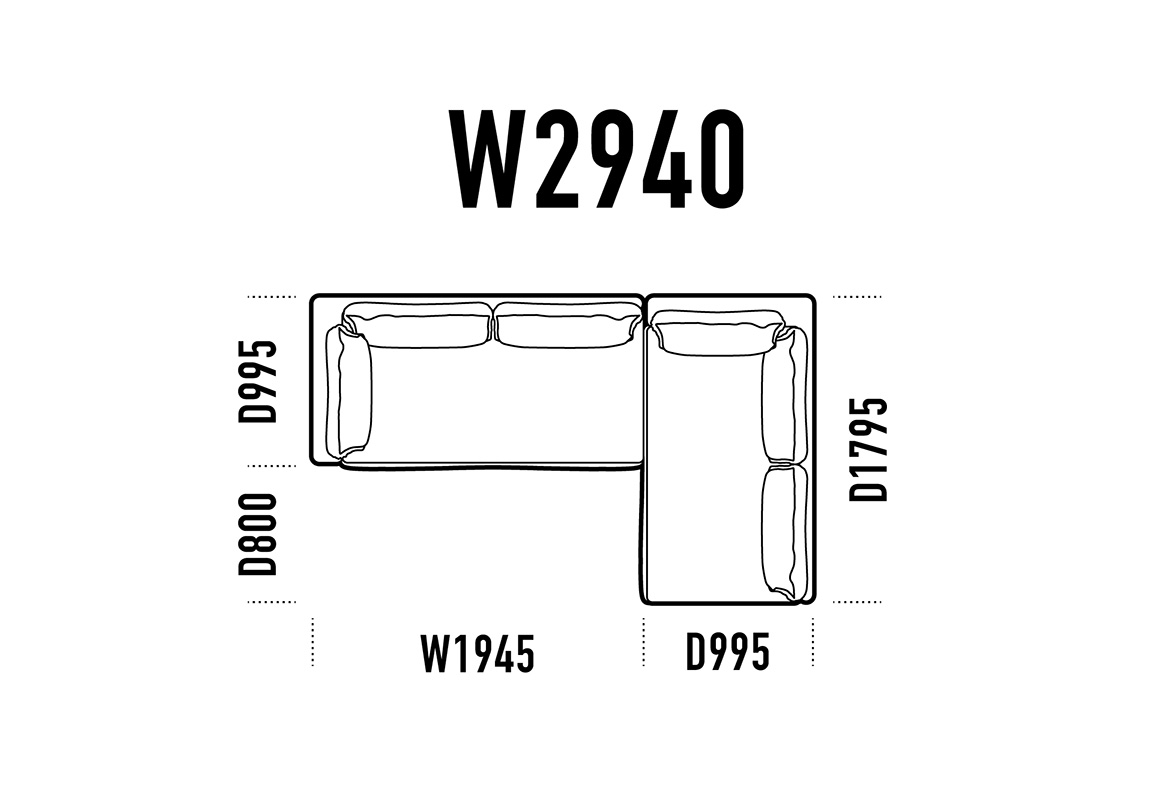 RX-G SOFA COUCH SET 2940