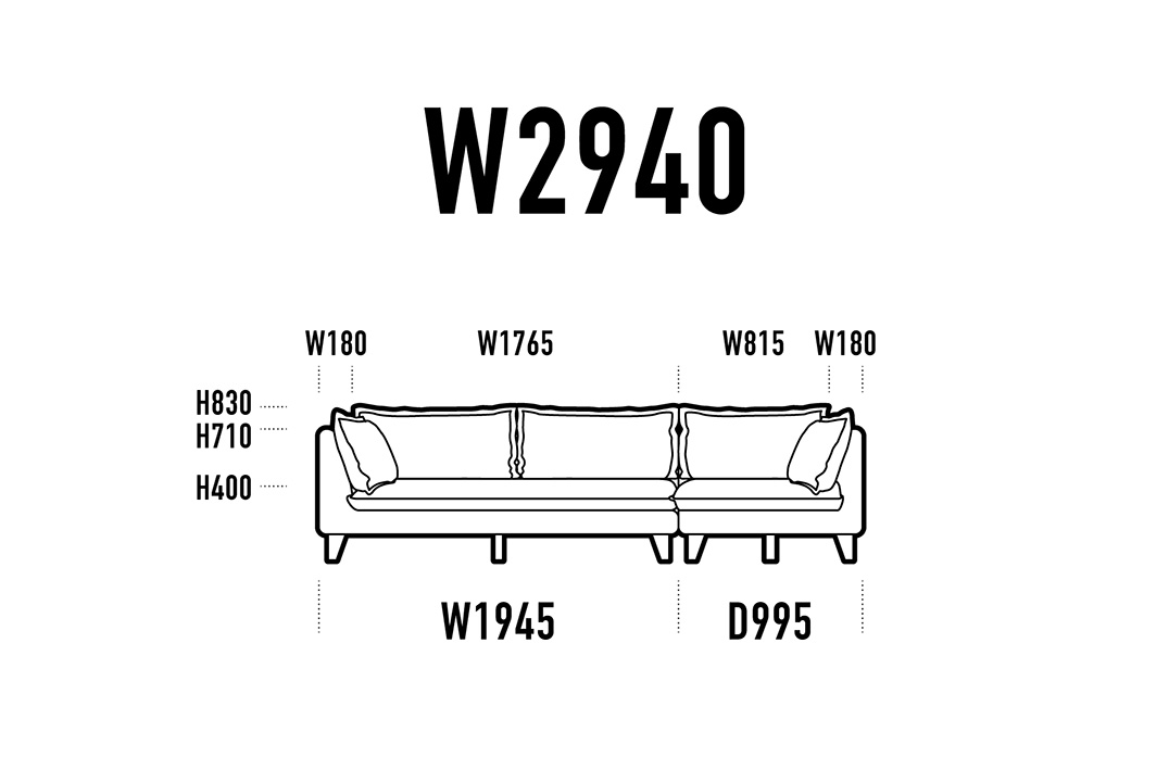 RX-G SOFA COUCH SET 2940