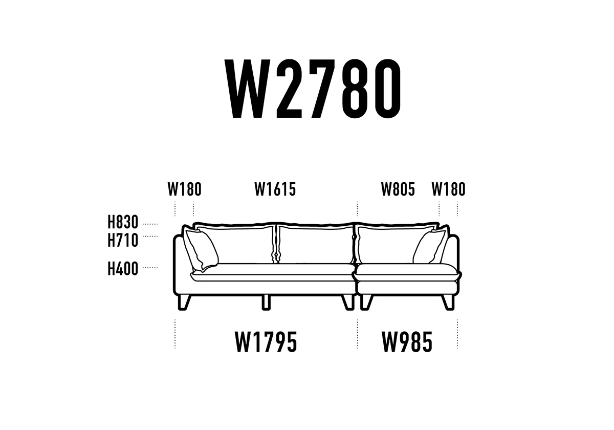 RX-G SOFA COUCH SET 2780