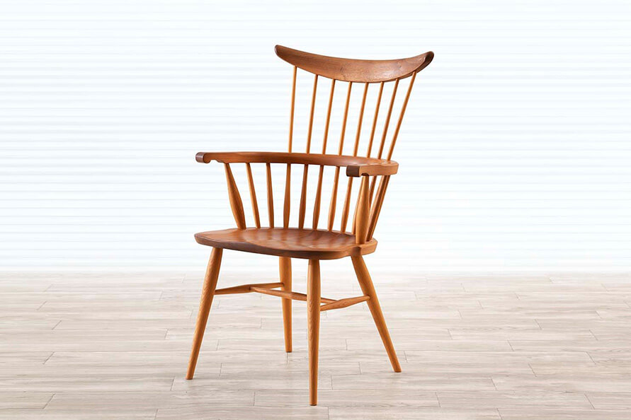W553 COMB BACK ARMCHAIR
