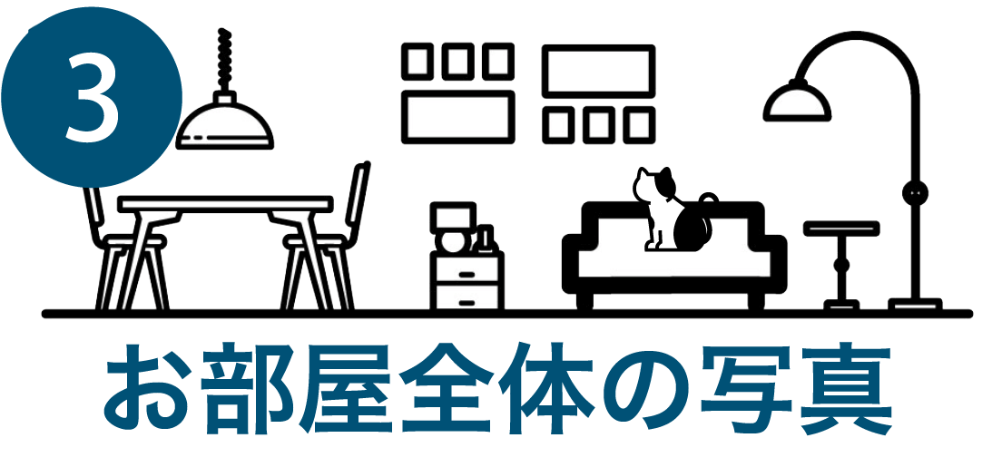 お部屋全体の写真