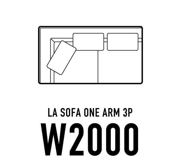 LA-SOFA-ONE-ARM-W2000