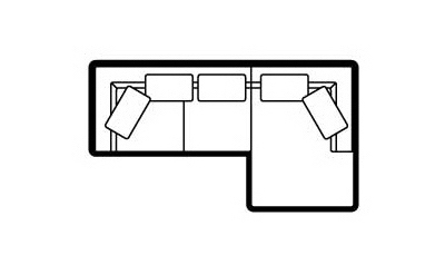 カウチソファ略図