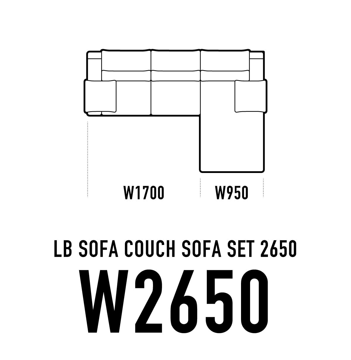 LBカウチ W2650
