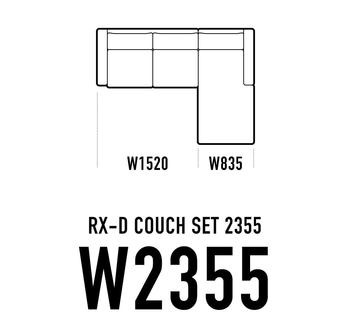 RX-Dソファ カウチ W2355