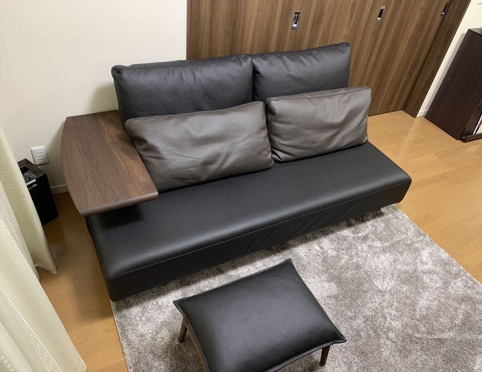 本革マルチカバーソファ