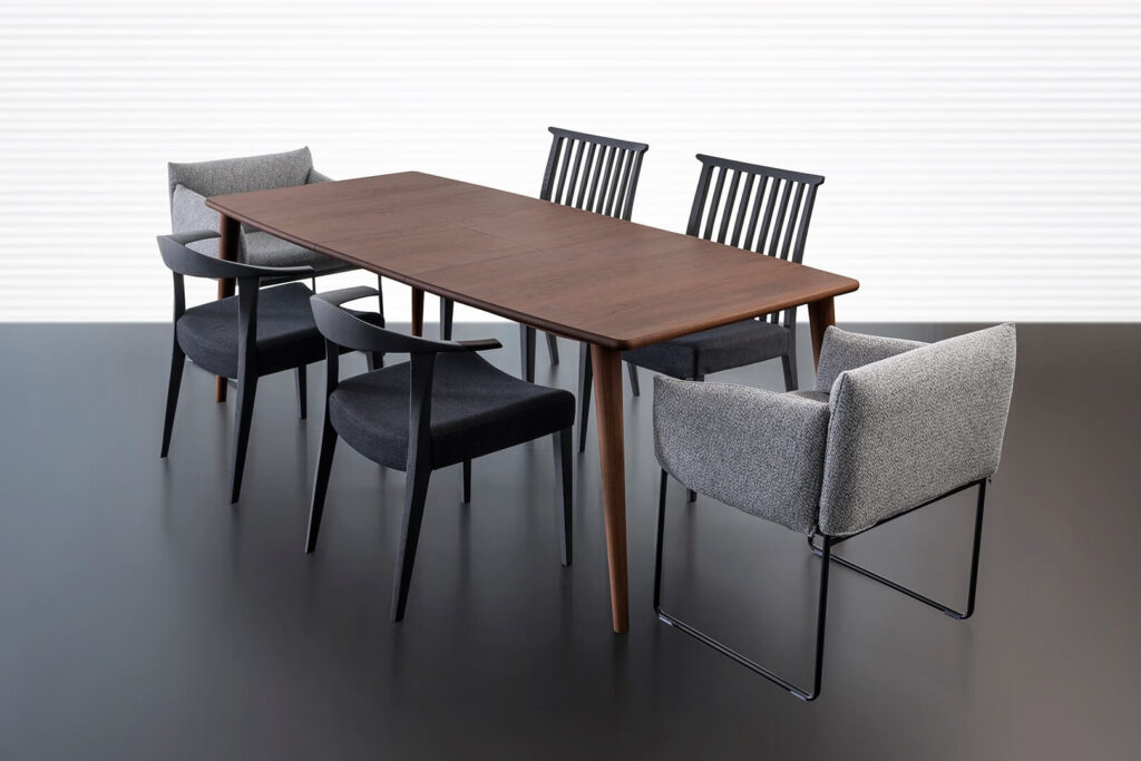 EX 無垢材伸長式ダイニングテーブル